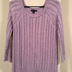 American Eagle Outfitters Lilac Knit Sweater